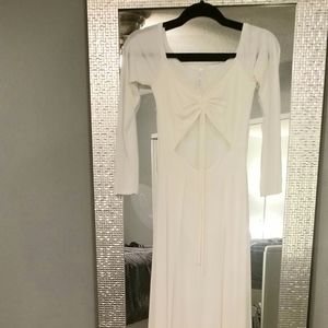 *Long Maxi dress with 2 hip high side slits*